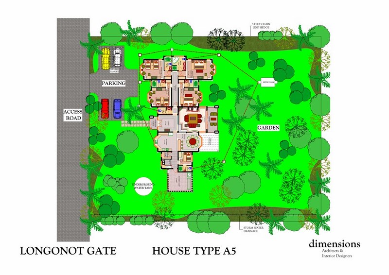 SITE PLAN-HOUSE TYPE A5