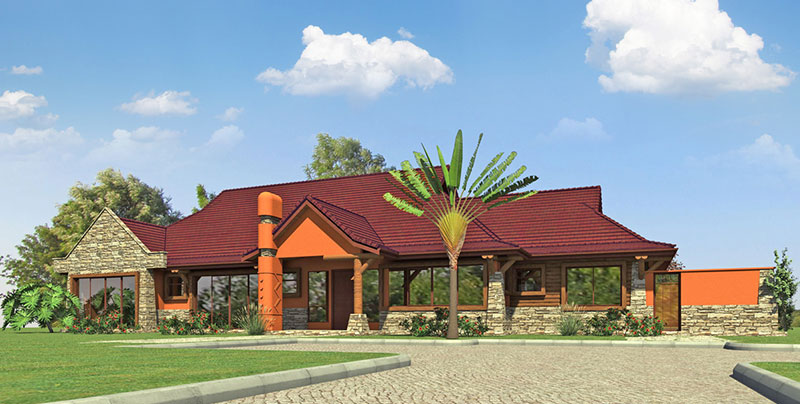 HOUSE TYPE A5-FRONT VIEW