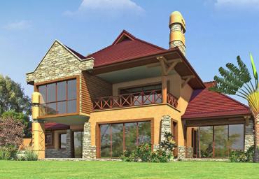 HOUSE TYPE C1 - REAR VIEW