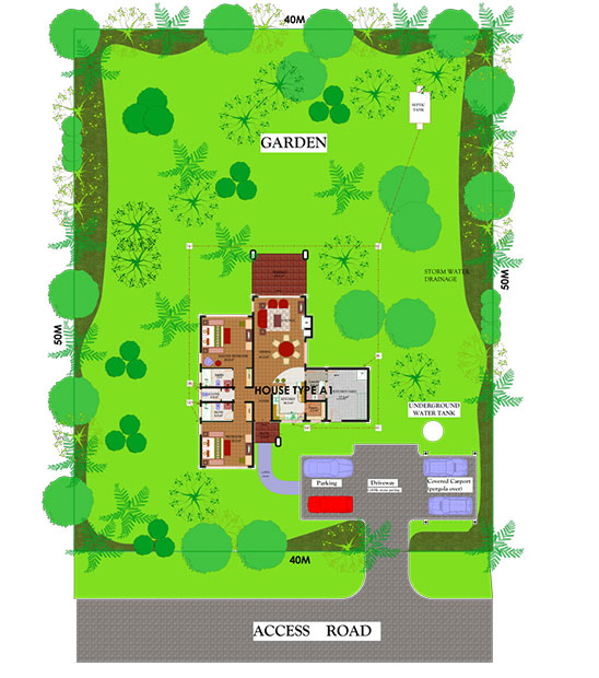 house-type-a1-site-plan