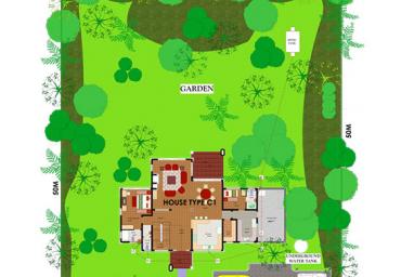 HOUSE TYPE C1 SITE PLAN