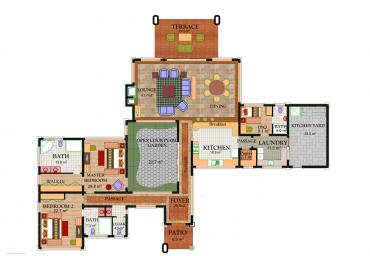 FLOOR PLAN-HOUSE TYPE B1